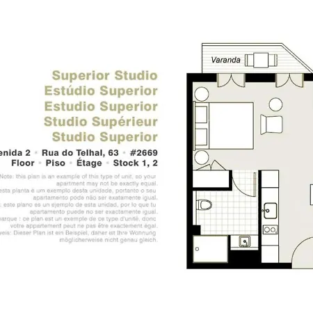 Serviced - Avenida Appartement